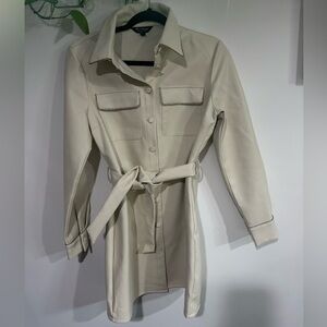 Miss Selfridge faux leather dress